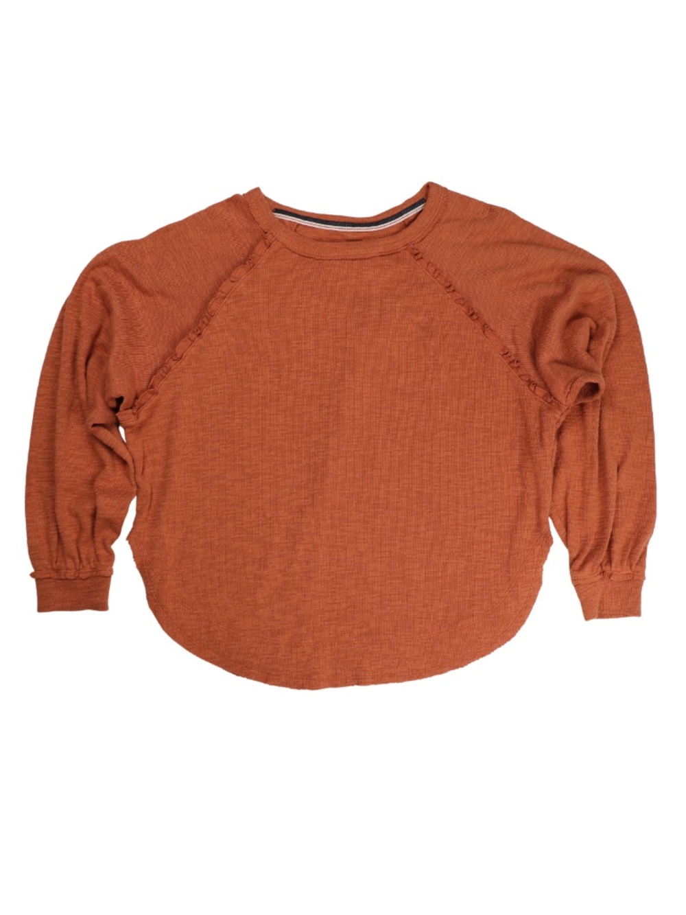 Title:
Pilcro Anthropologie Burnt Orange Long Sleeve Top Women's XS Rust